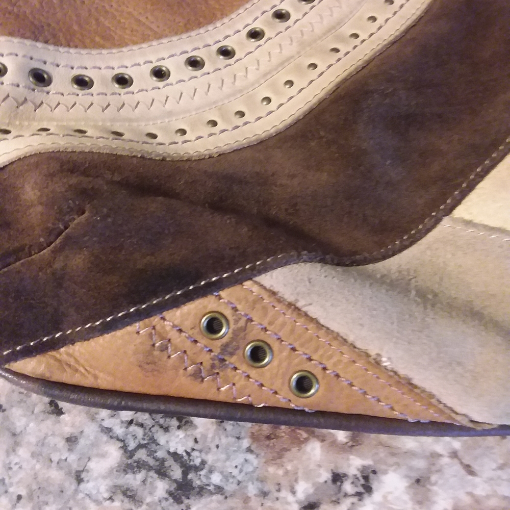 Fossil Leather Patchwork Crossbody - image 4